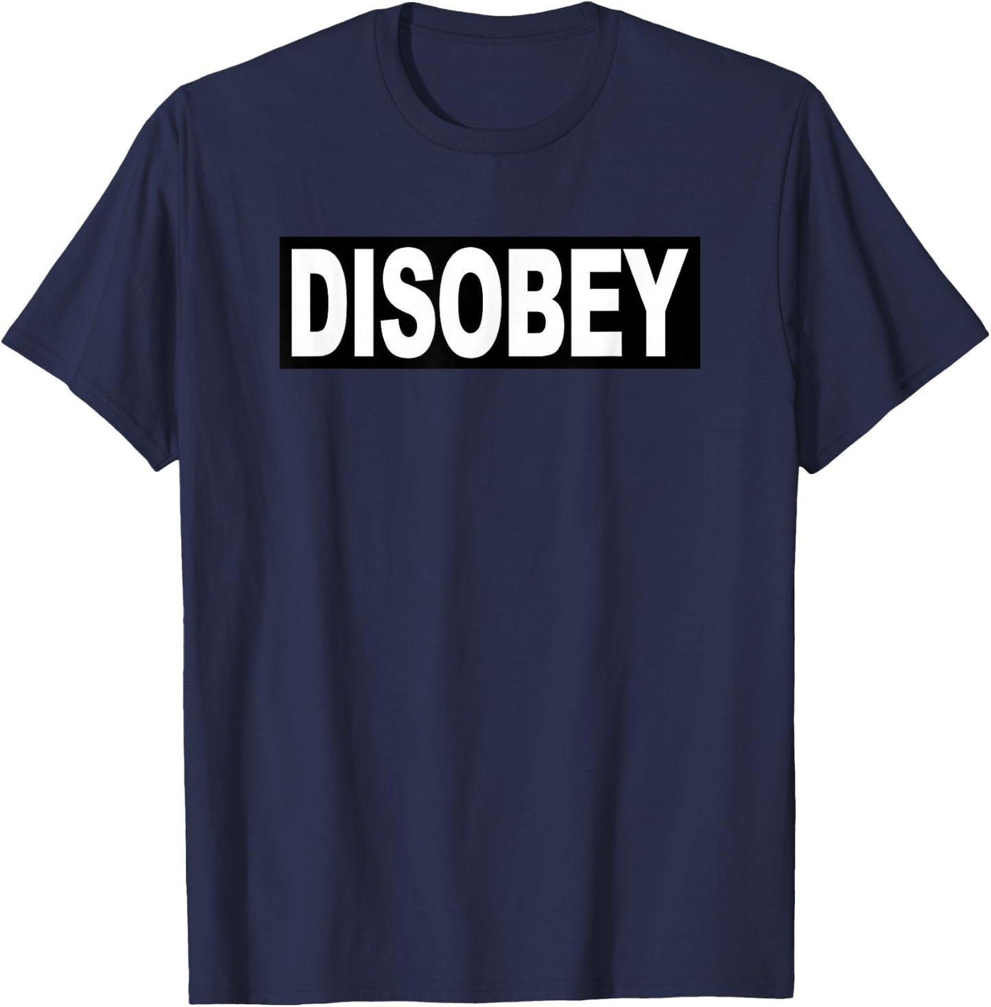 Disobey T-Shirt - T-Shirt | Navy