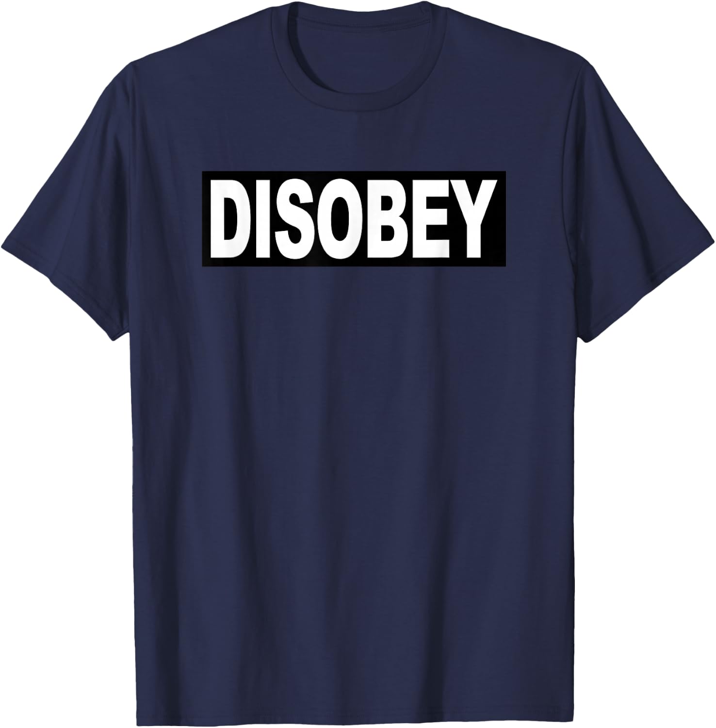 Disobey T-Shirt - T-Shirt | Navy