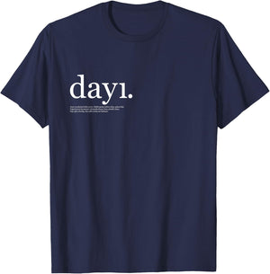 Men's Dayi Definition Lügat Old Turkish Word Turkey , black T-Shirt - T-Shirt | Navy