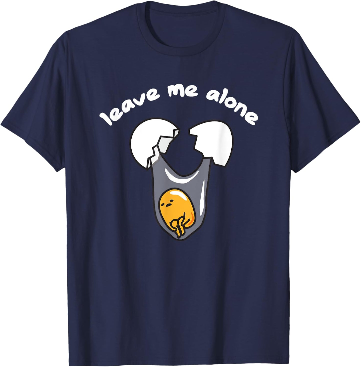 Gudetama Leave Me Alone Shirt T-Shirt - T-Shirt | Navy