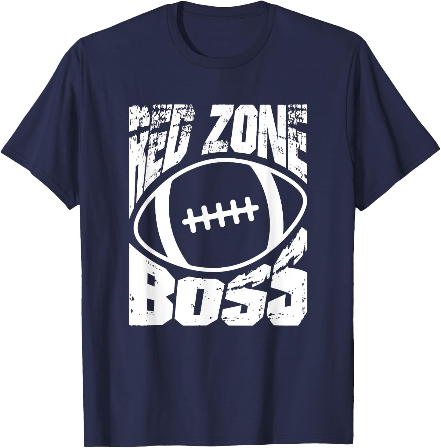 American Football Red Zone Boss Sports T-Shirt - T-Shirt | Navy