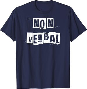 Non Verbal T-Shirt - T-Shirt | Navy