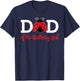 Dad Of The Birthday Girl - Family Ladybug Birthday T-Shirt - T-Shirt | Navy