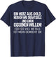 with Funny Slogan "Ein Herz aus Gold" [German Language], black T-Shirt - T-Shirt | Navy