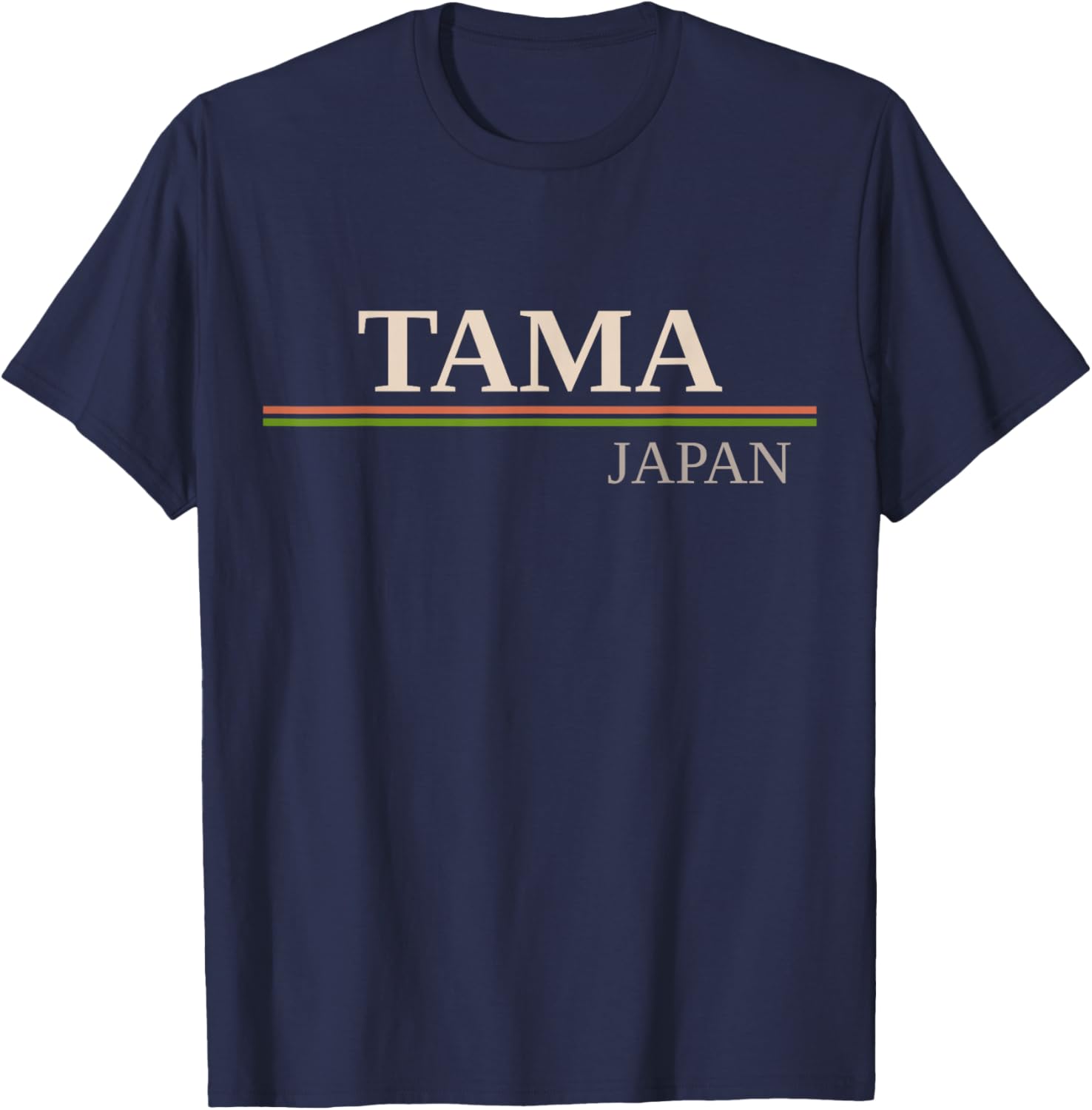 Tama, Japan , Black, S T-Shirt - T-Shirt | Navy