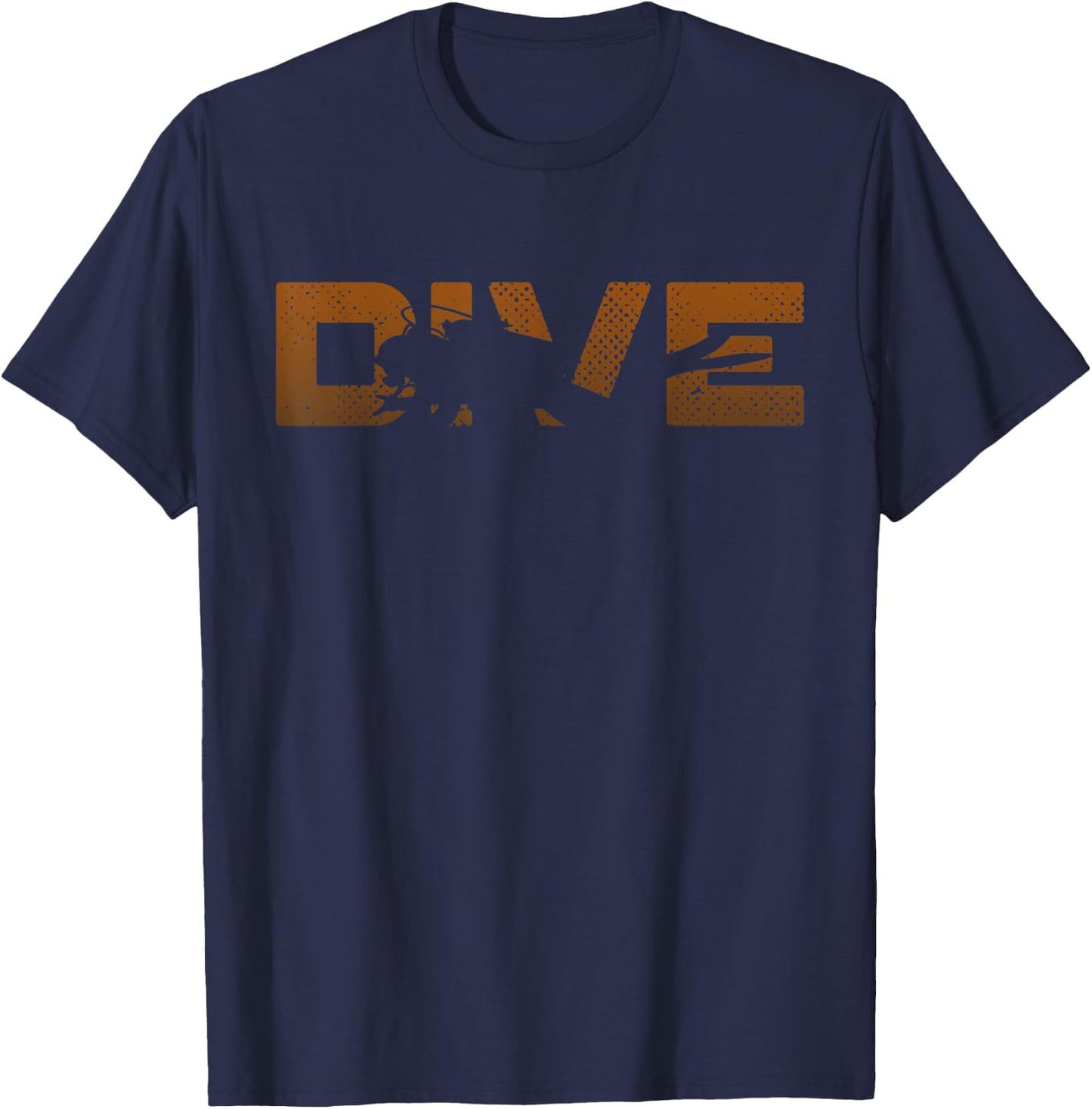 Dive Scuba Diving Shirt - Vintage Scuba Shirt T-Shirt - T-Shirt | Navy