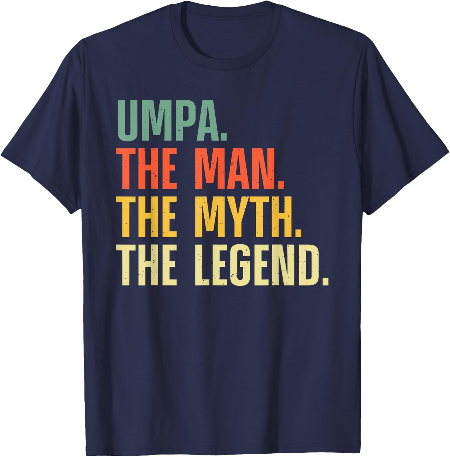 Best Umpa Design For Grandpa Grandfather From Grandkids Umpa T-Shirt - T-Shirt | Navy