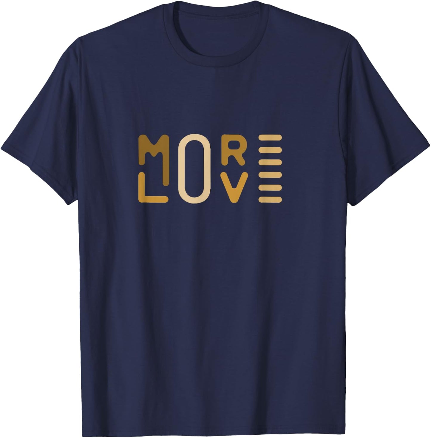 Brown More Black Love Brown Graphic T-Shirt - T-Shirt | Navy