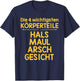 Die 4 wichtigsten Körperteile T-Shirt - T-Shirt | Navy
