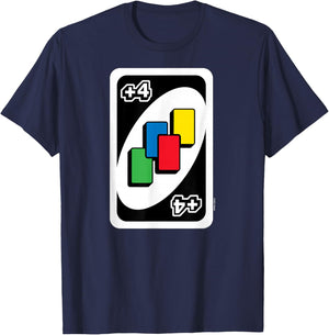 UNO - Draw four cards T-Shirt - T-Shirt | Navy