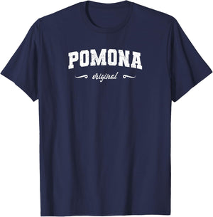 Original Pomona California Retro Hometown Name Pomona T-Shirt - T-Shirt | Navy