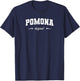 Original Pomona California Retro Hometown Name Pomona T-Shirt - T-Shirt | Navy