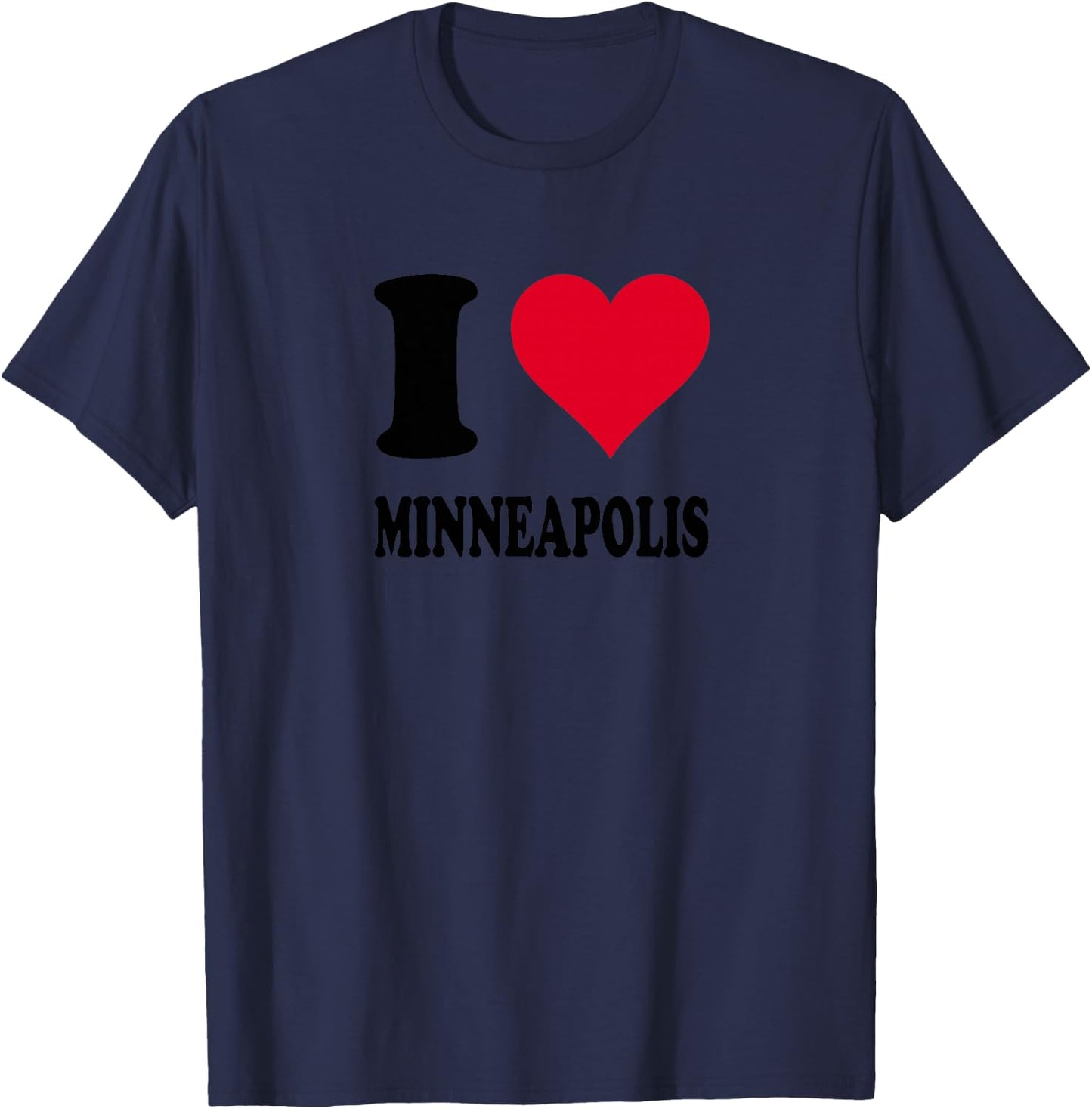 J'aime Minneapolis Haut de Gamme T-Shirt - T-Shirt | Navy