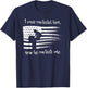 I Once Protected Him Now He Protects Me Military Mom Shirt T-Shirt - T-Shirt | Navy