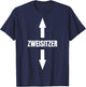 Zweisitzer Zwei-Sitzer Two-Seater Twoseater , black T-Shirt - T-Shirt | Navy