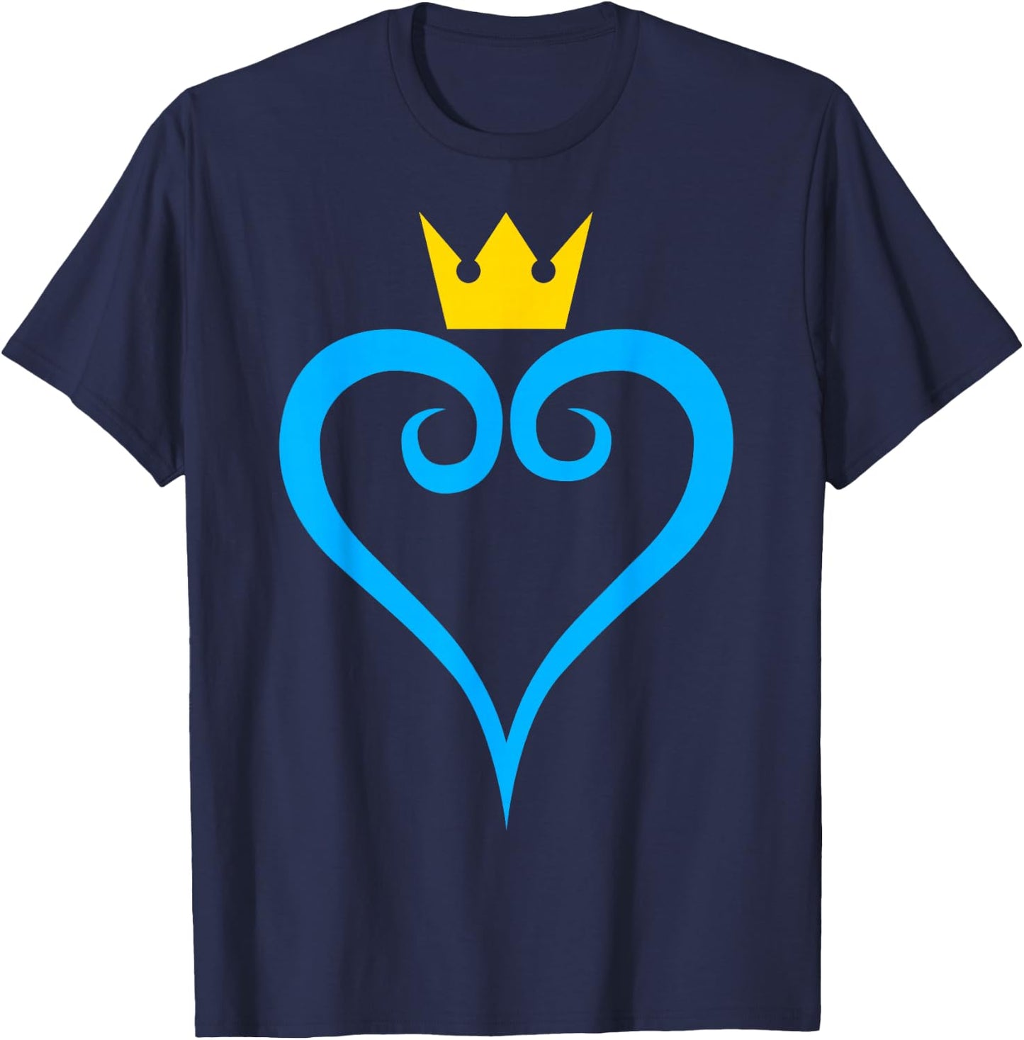 Disney Kingdom Hearts Heart Symbol T-Shirt - T-Shirt | Navy