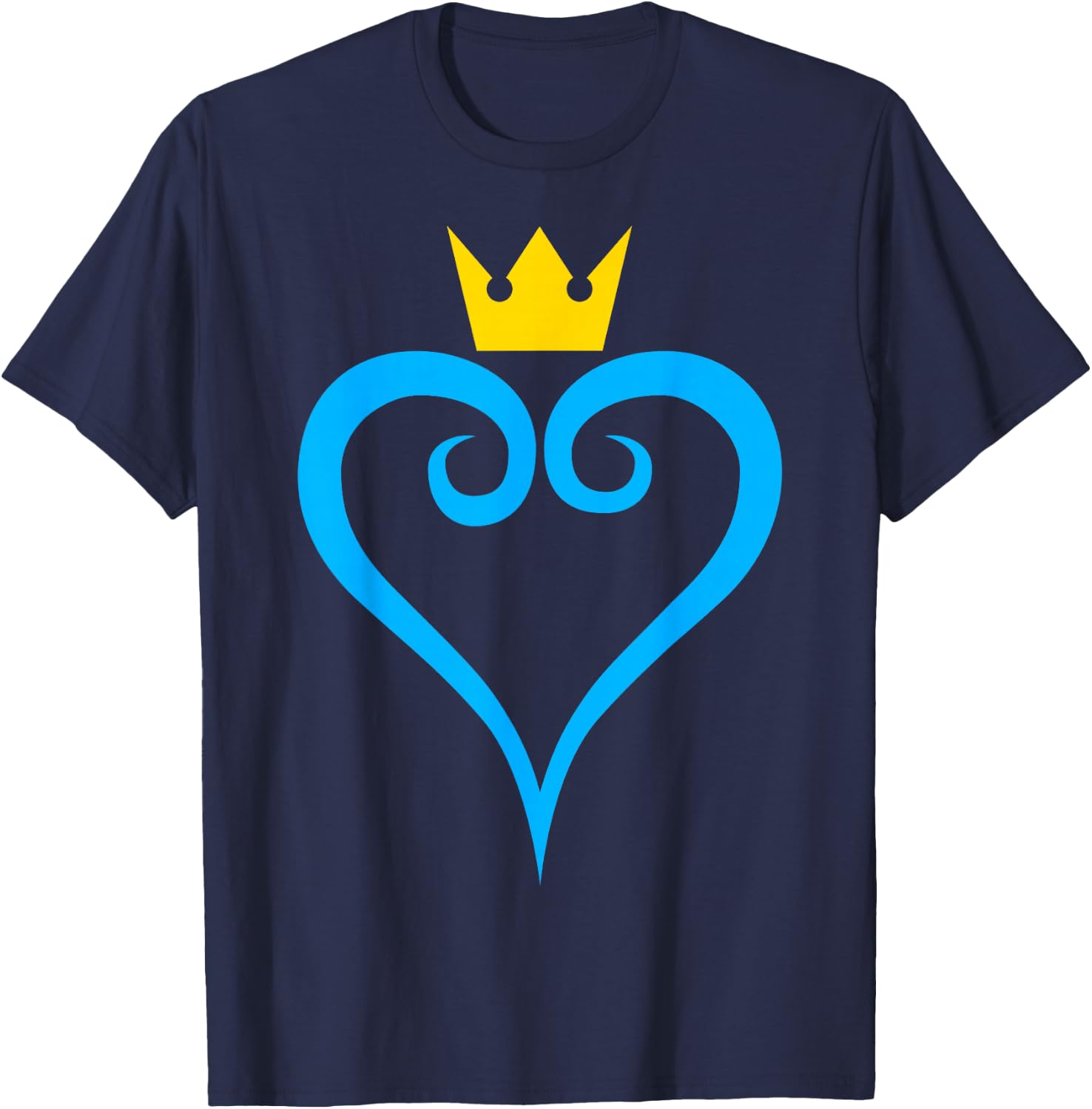 Disney Kingdom Hearts Heart Symbol T-Shirt - T-Shirt | Navy