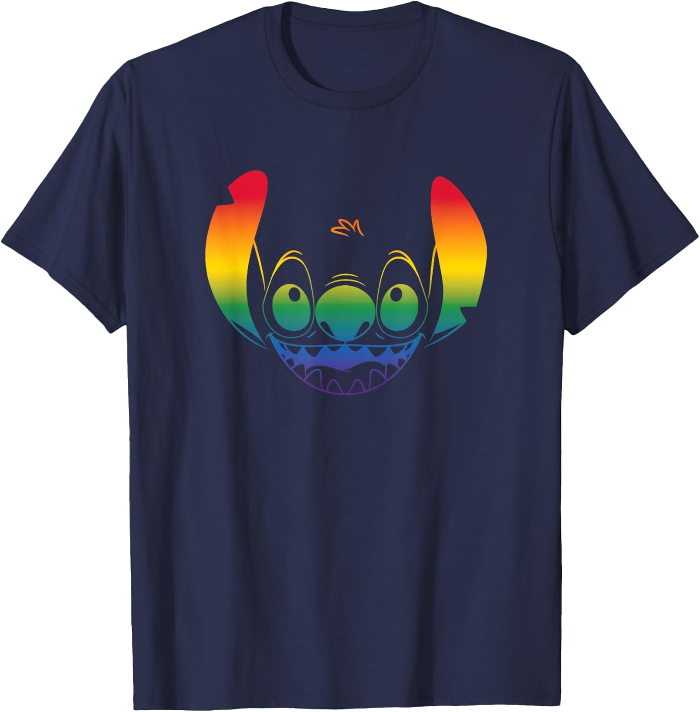 Disney Lilo & Stitch Big Face Ears T-Shirt - T-Shirt | Navy