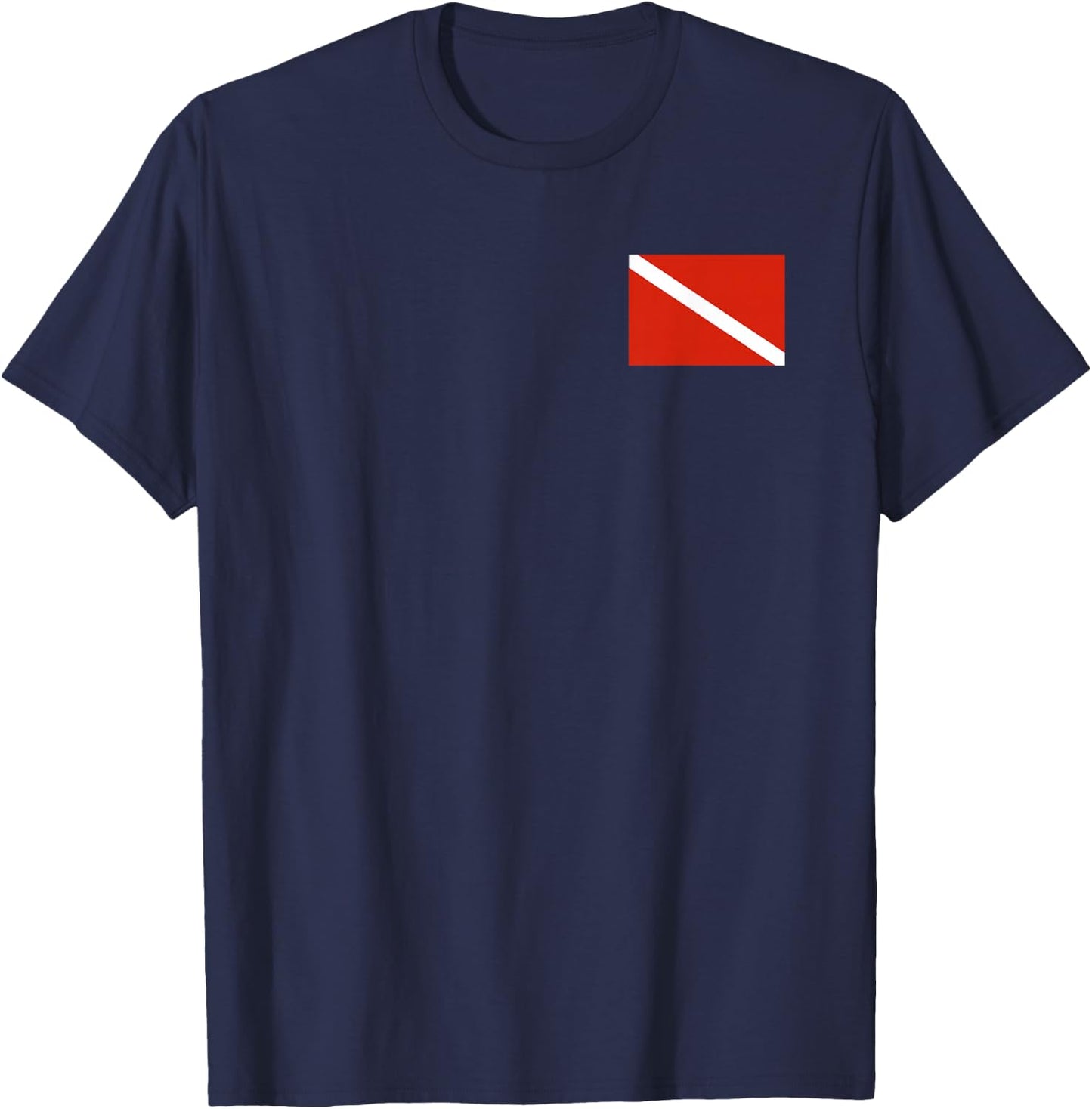 Diver Down Diving Flag T-Shirt - T-Shirt | Navy