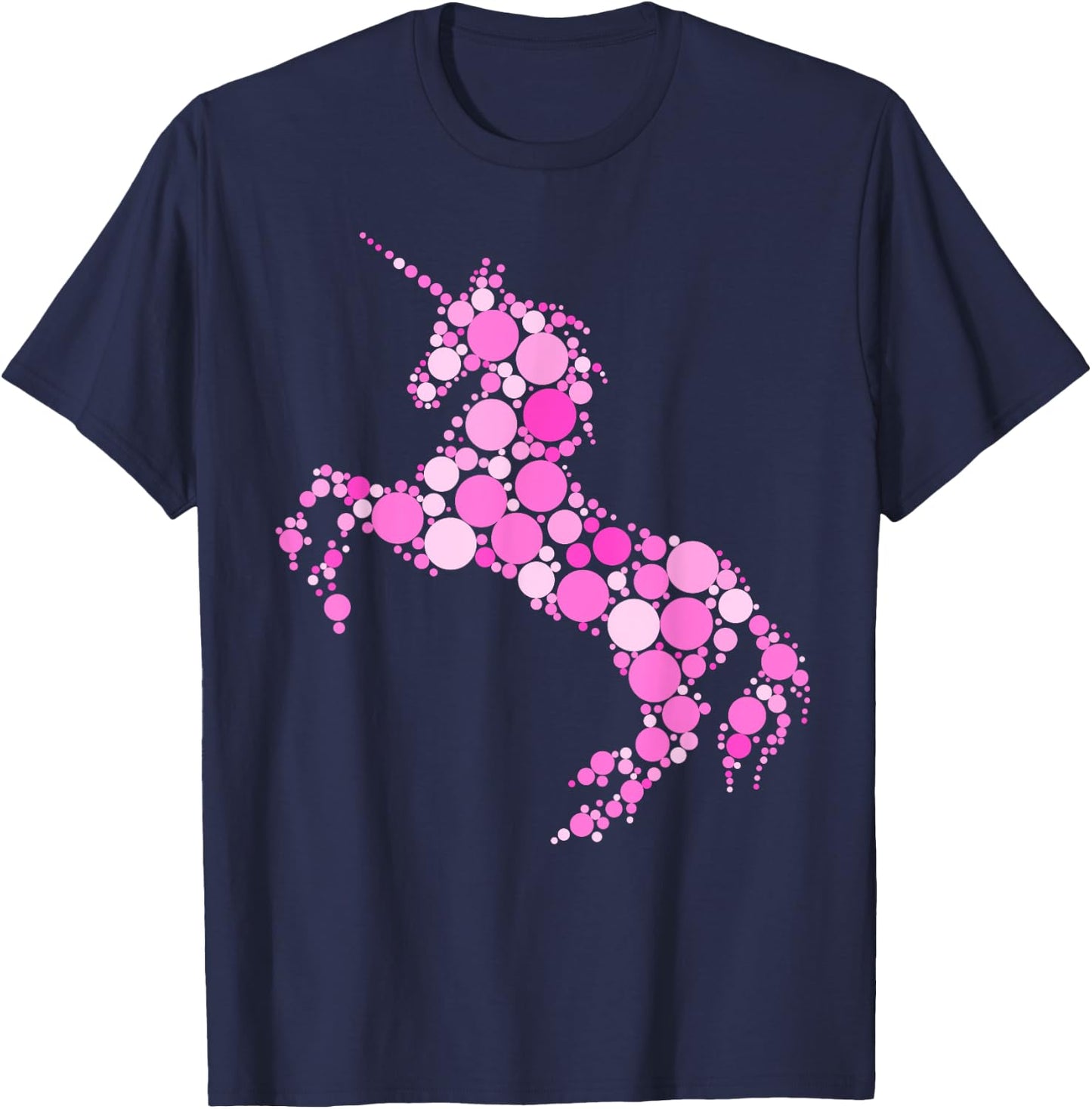 Unicorn Dot Day International Dot Day Polka Dot kids T-Shirt - T-Shirt | Navy