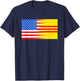 Vietnamese American South Vietnam Flag Gift T-Shirt - T-Shirt | Navy