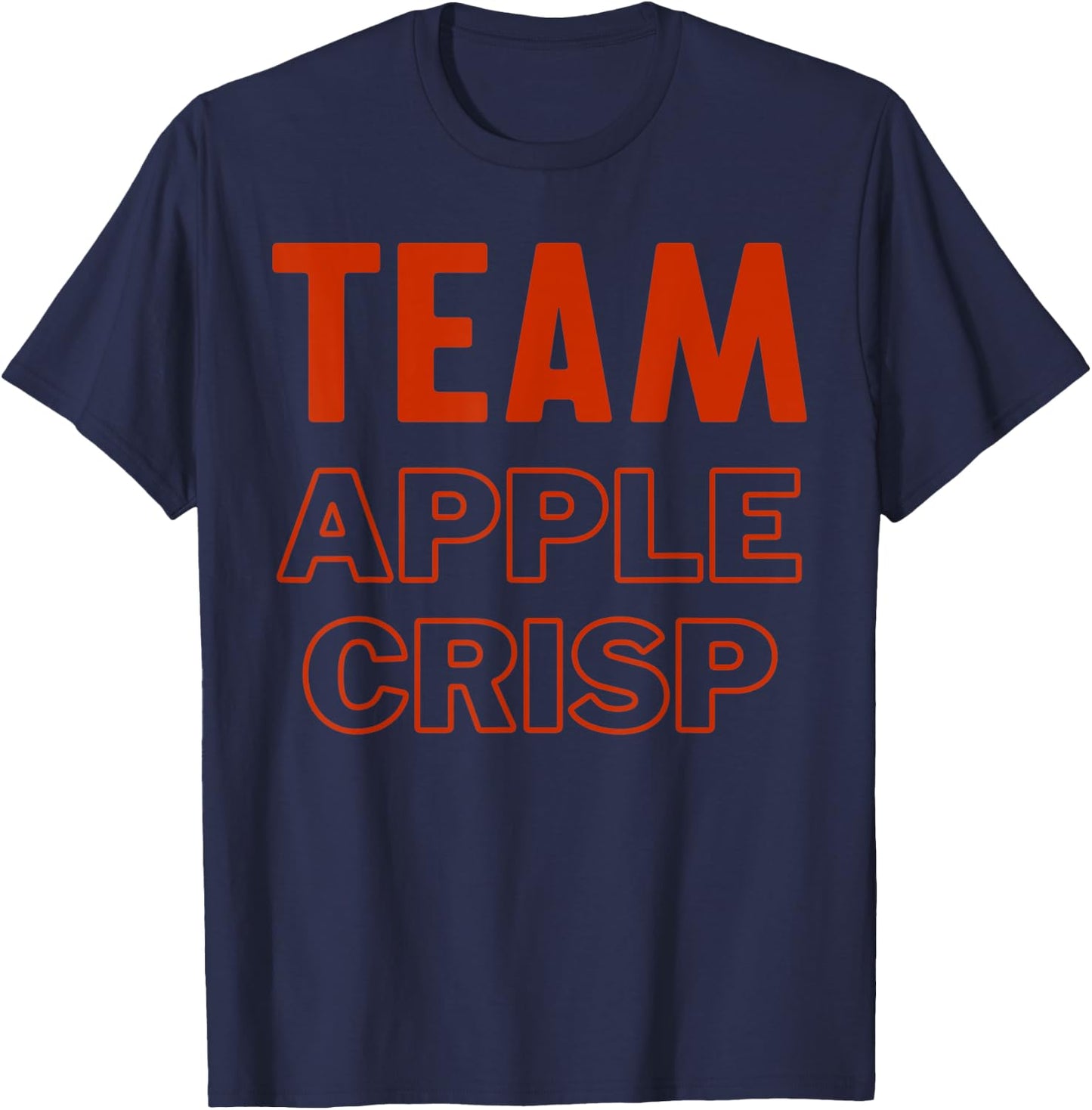 Autumn PSL Season Aesthetic Team Apple Crisp Macchiato T-Shirt - T-Shirt | Navy