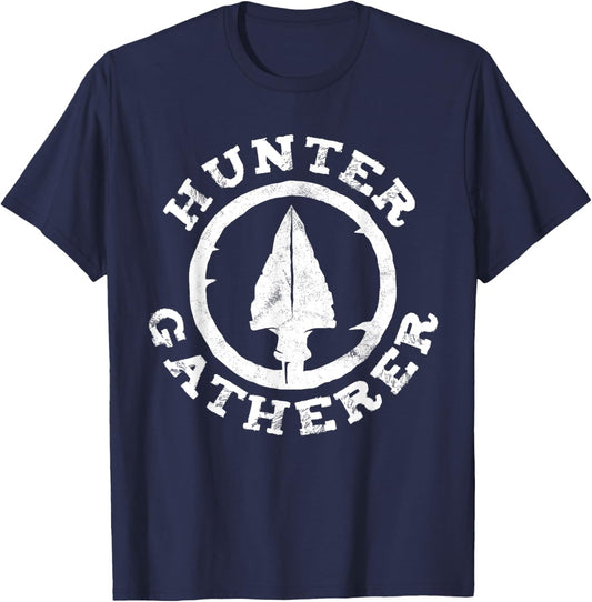 Hunter Gatherer s Vintage Arrowhead s Artifact Excavation T-Shirt - T-Shirt | Navy