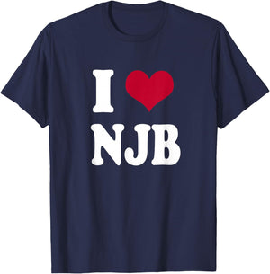 I Heart NJB T-Shirt - T-Shirt | Navy