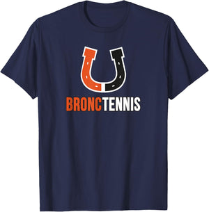 Billings Senior Bronc Tennis T-Shirt - T-Shirt | Navy