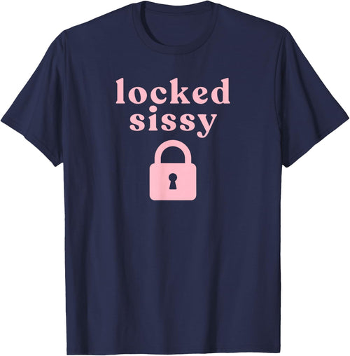 Rosa Locked Sissy mit Keuschheitsschloss
