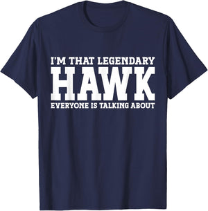Hawk Surname Funny Team Family Last Name Hawk T-Shirt - T-Shirt | Navy