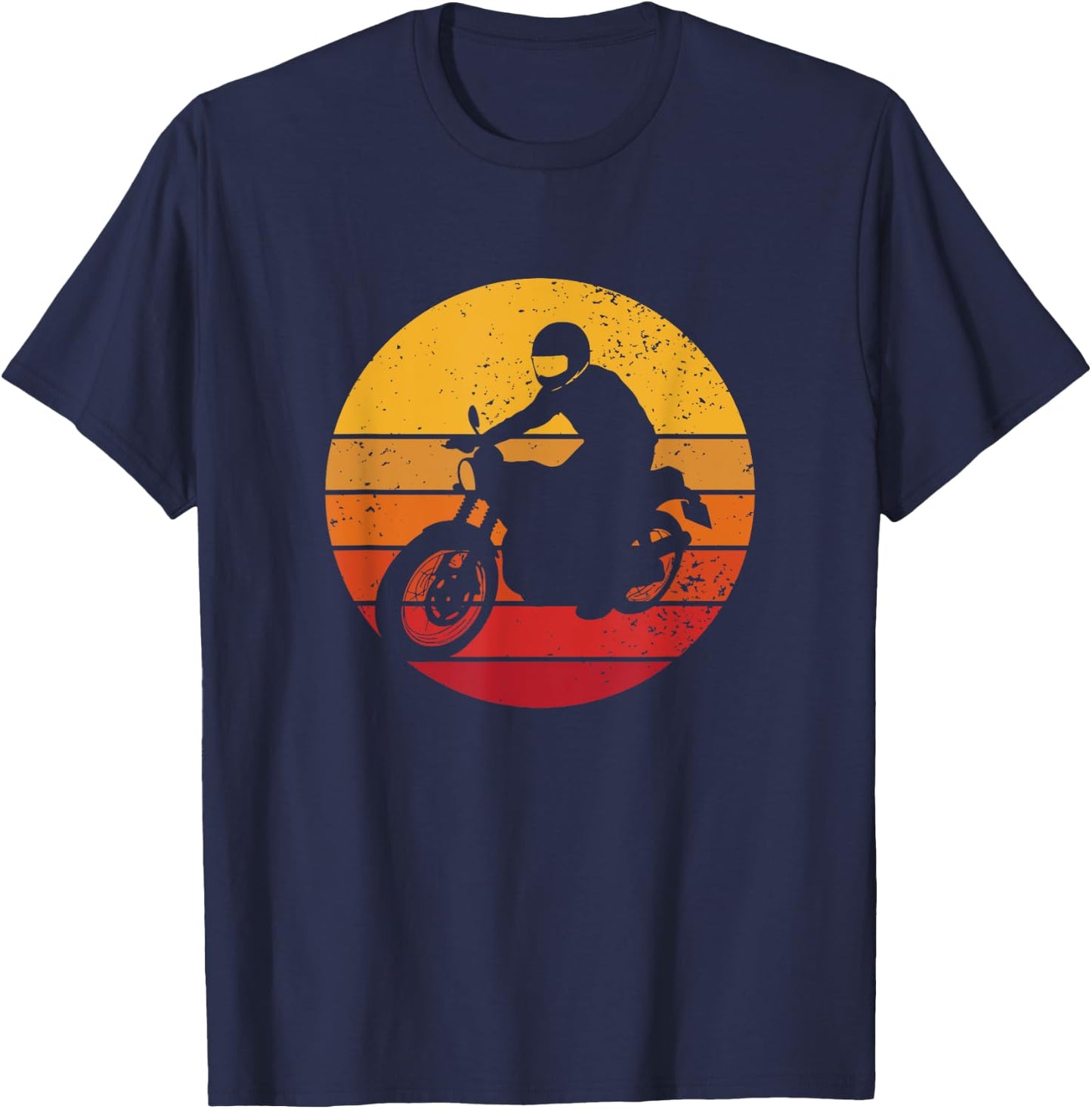 Vintage Motorcycle T-Shirt - T-Shirt | Navy