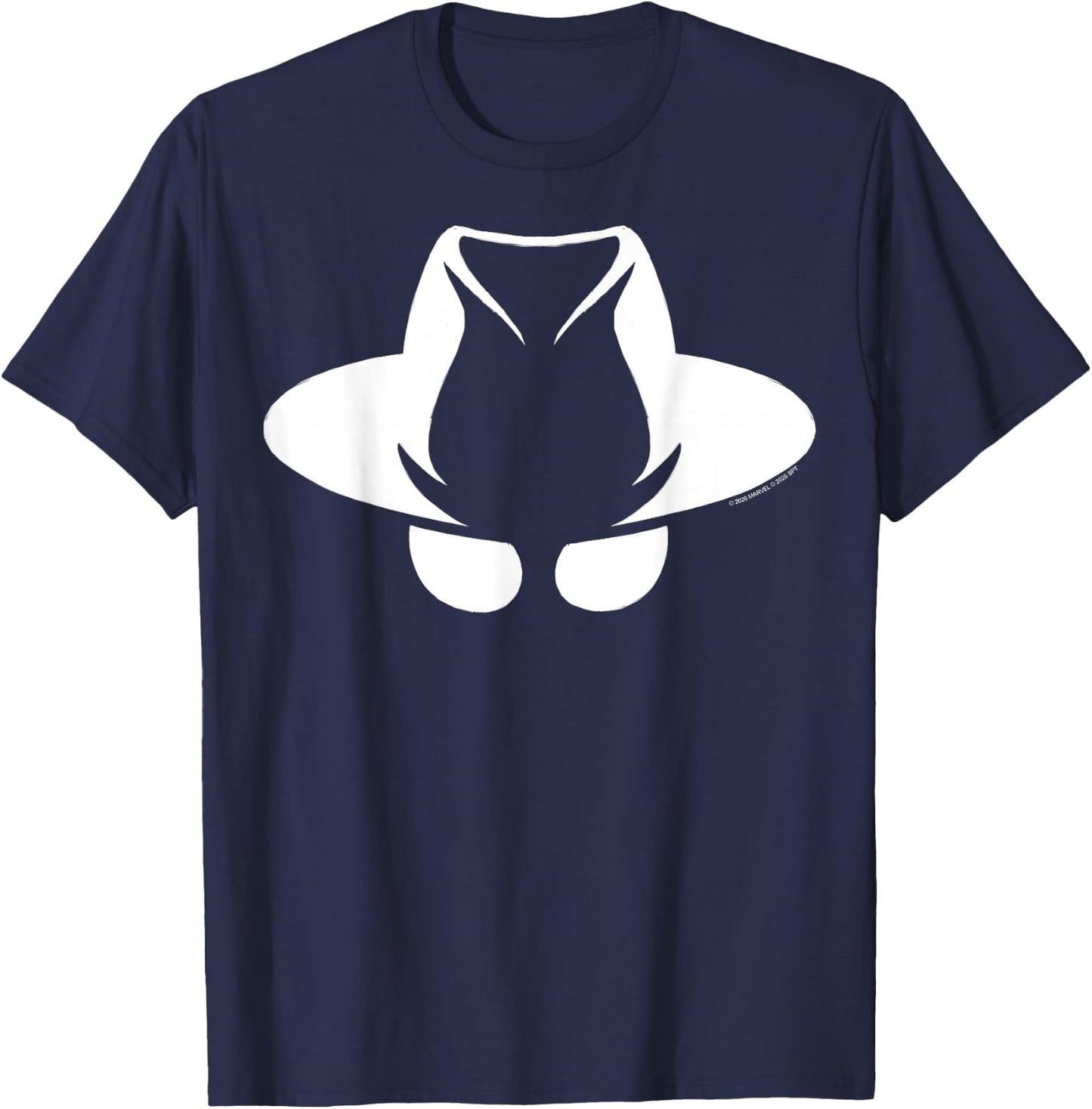 Marvel Spider-Noir Series Spider-Noir Hat & Eyes Silhouette T-Shirt - T-Shirt | Navy