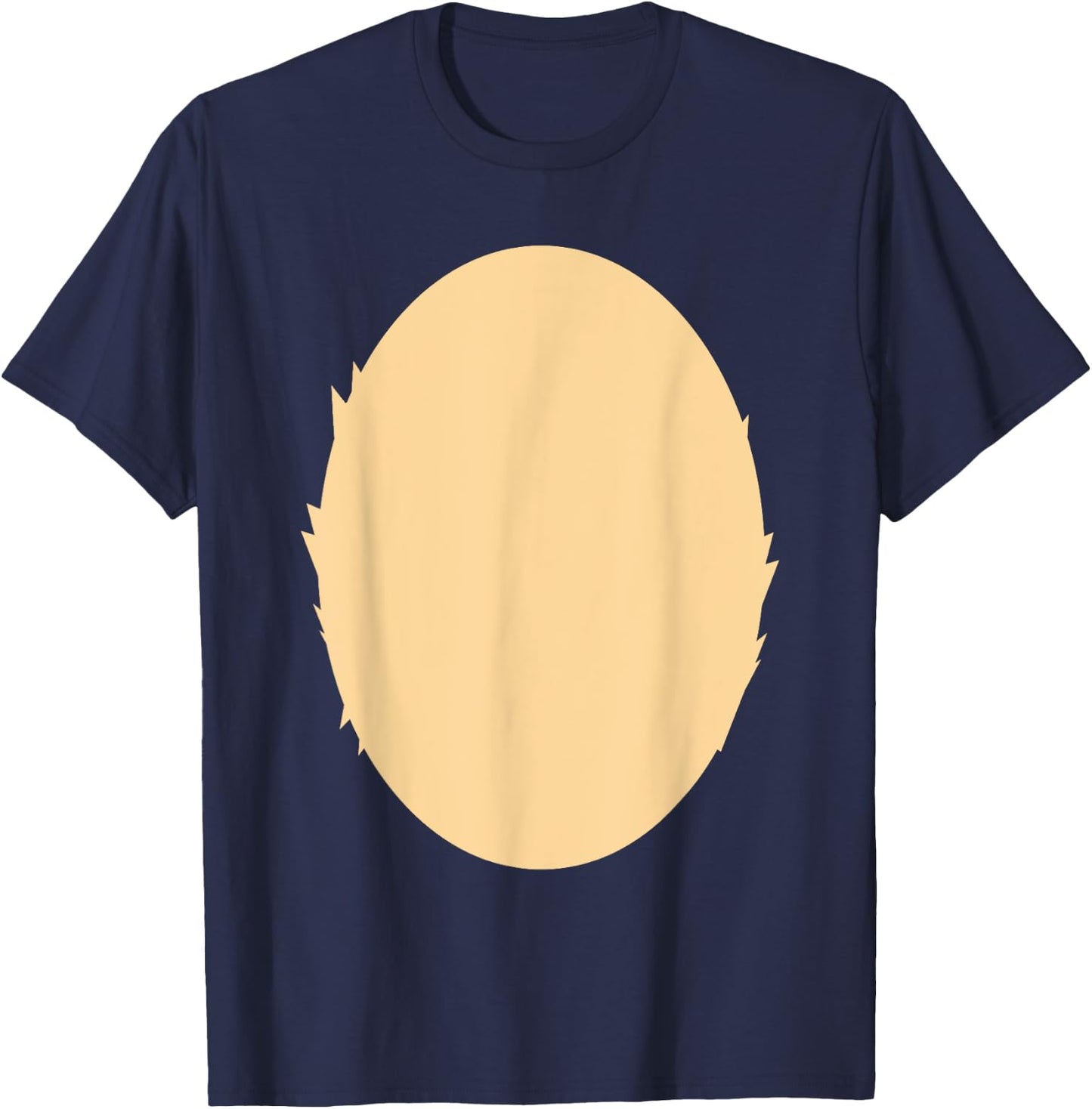 Bear Belly Lazy Halloween Easy Costume Funny Halloween T-Shirt - T-Shirt | Navy
