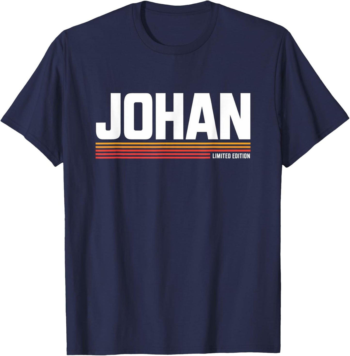 Johan Limited Edition Vintage Custom Name Husband Grandpa T-Shirt - T-Shirt | Navy