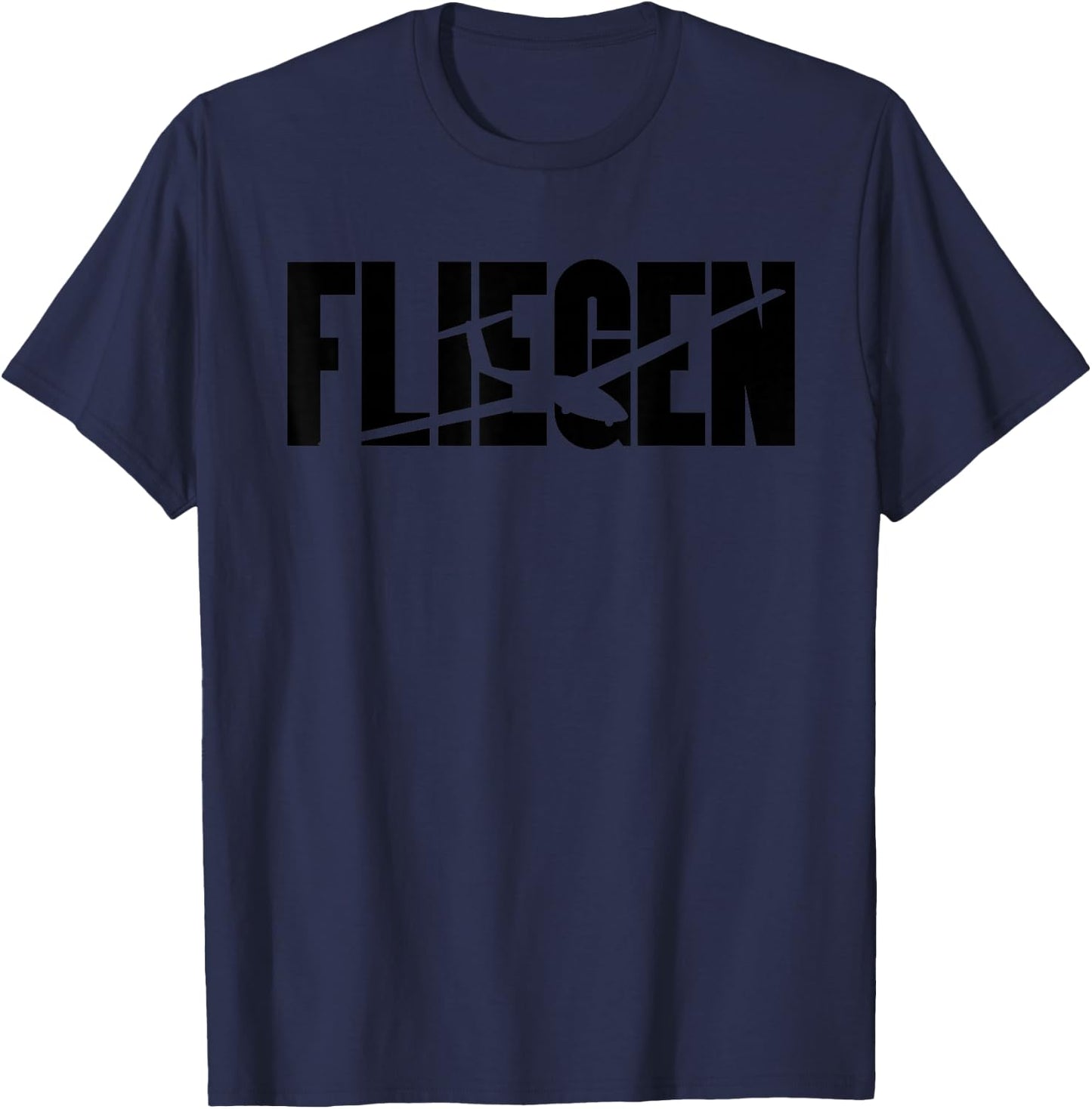Segelfliegen Segelflugzeug Segelflug T-Shirt - T-Shirt | Navy