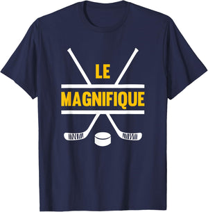 Pittsburgh Hockey Le Magnifique 412 Love Steel City T-Shirt - T-Shirt | Navy