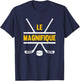 Pittsburgh Hockey Le Magnifique 412 Love Steel City T-Shirt - T-Shirt | Navy