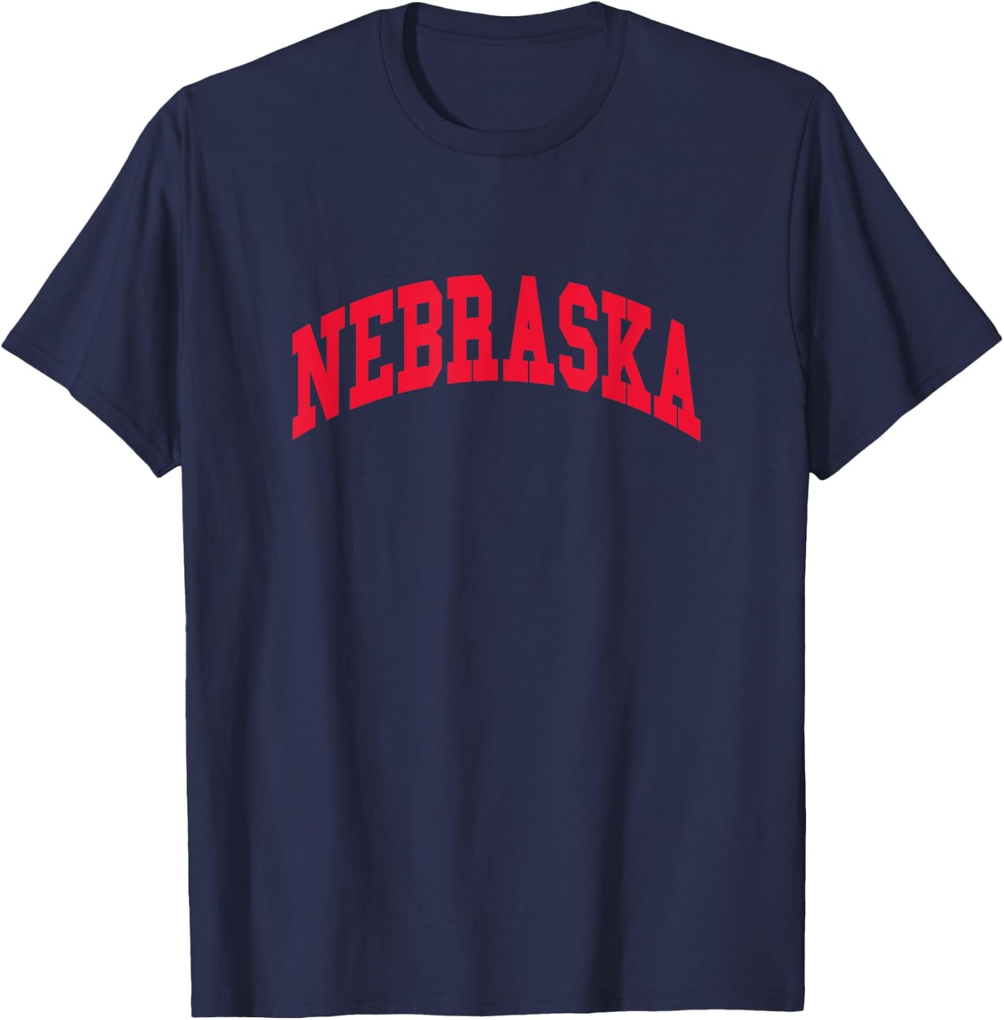 NEBRASKA - Throwback Design - Classic T-Shirt - T-Shirt | Navy