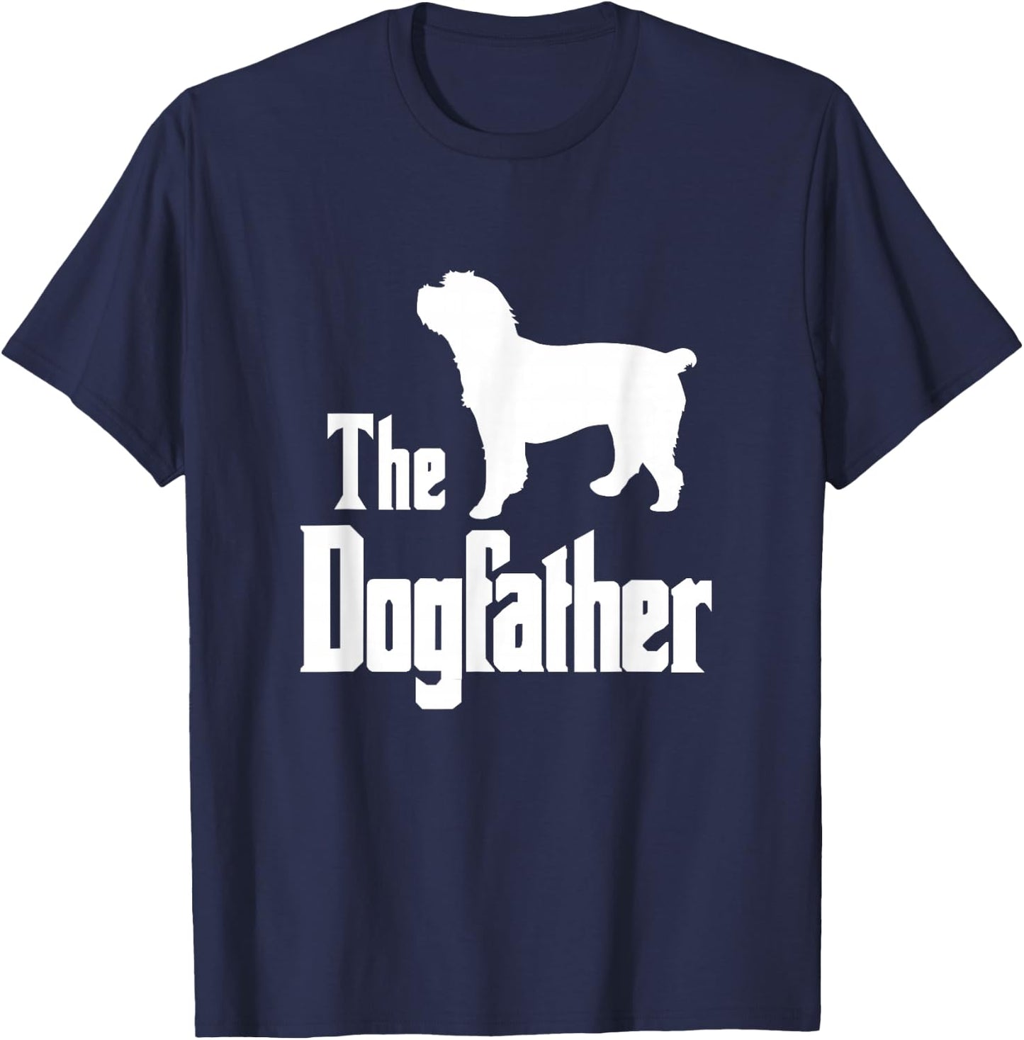 The Dogfather - funny dog gift, funny Cockapoo T-Shirt - T-Shirt | Navy