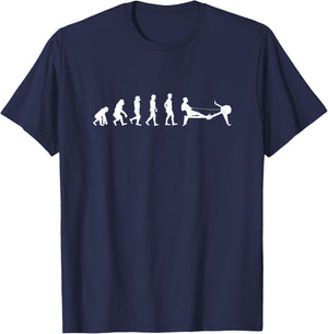 Evolution Ergometer Fitness Rowing Machine T-Shirt - T-Shirt | Navy