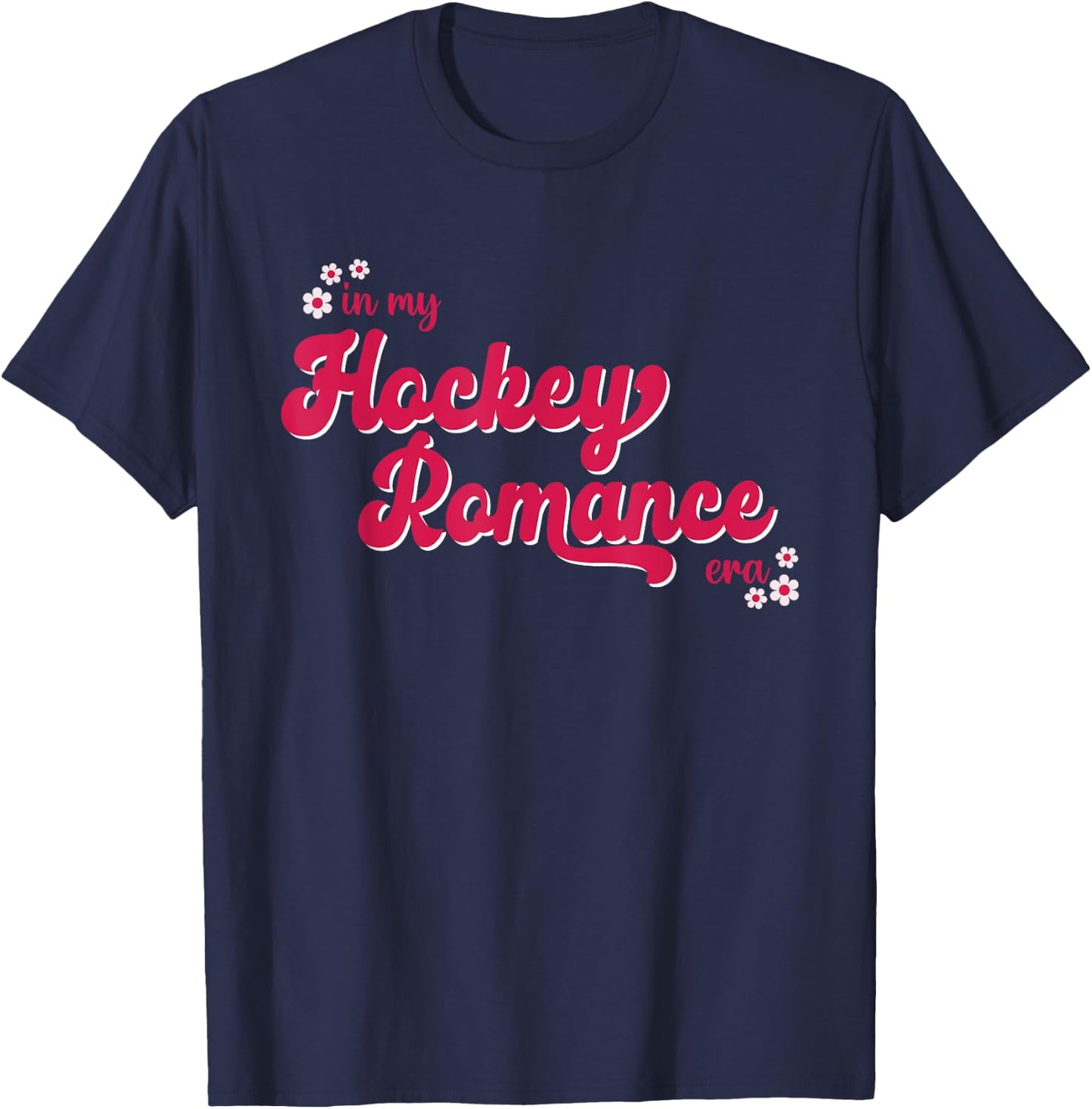 In My Hockey Romance Era Apparel T-Shirt - T-Shirt | Navy