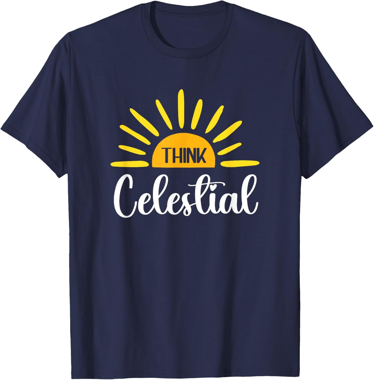 Think Celestial LDS Mormon Missionary Sister T-Shirt - T-Shirt | Navy