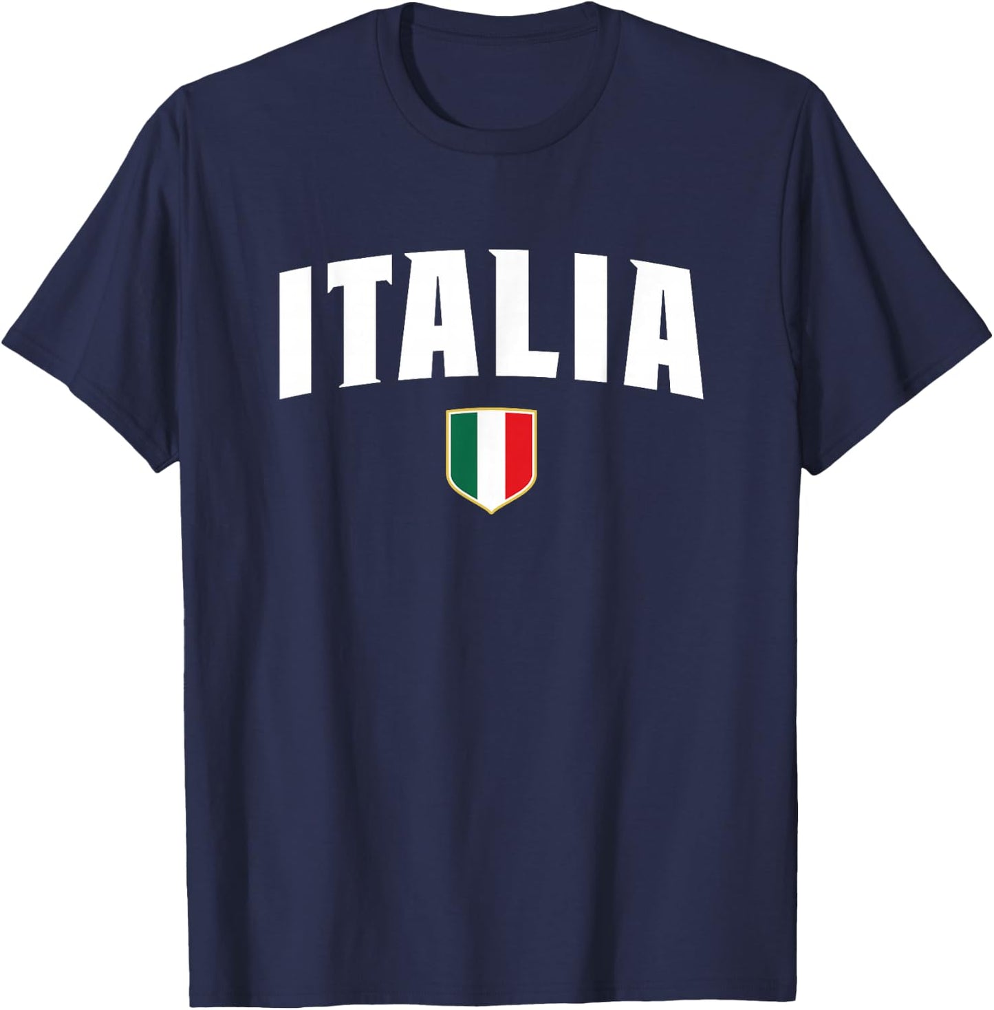Italian Flag Italy Shirt Vintage Italia Boys & , blue T-Shirt - T-Shirt | Navy