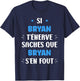 Name Si Bryan t'énerve Humor Personalised Name Bryan T-Shirt - T-Shirt | Navy