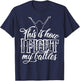 This is How I Fight My Battles - Praise and Worship Design T-Shirt - T-Shirt | Navy