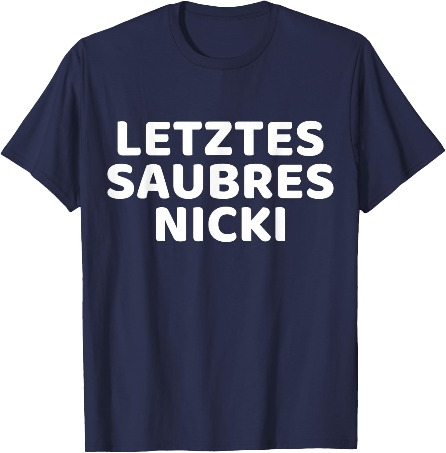 Last Saubres Nicki , black T-Shirt - T-Shirt | Navy
