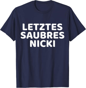 Last Saubres Nicki , black T-Shirt - T-Shirt | Navy