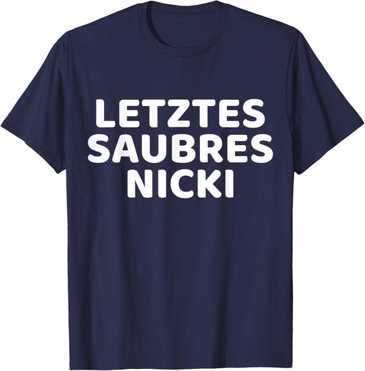 Last Saubres Nicki , black T-Shirt - T-Shirt | Navy