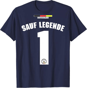 Deutschland Party Trikot Mallorca Party-Urlaub T-Shirt - T-Shirt | Navy